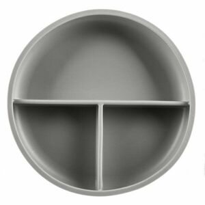 Zopa Silicone Divided Plate osztott tányér tapadókoronggal Dove Grey 1 db kép