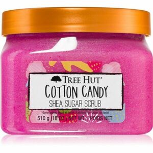 Tree Hut Cotton Candy Shea Sugar Scrub cukros test peeling 510 g kép