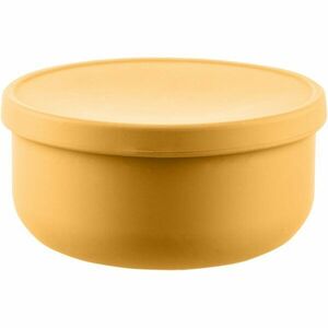 Zopa Silicone Bowl with Lid szilikon tálka kupakkal Mustard Yellow 1 db kép