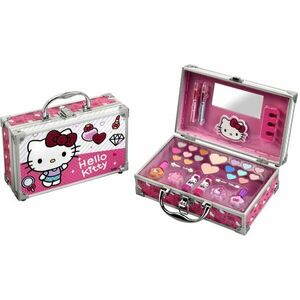Hello Kitty Make-up Aluminum Set kozmetikai doboz (tükörrel) gyermekeknek kép