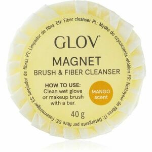GLOV Accessories Magnet Cleanser Bar tisztító szappan kozmetikai ecsetekre illatok Mango 40 g kép