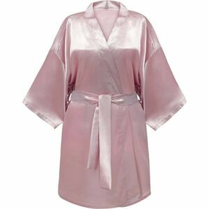GLOV Bathrobes Kimono-style fürdőköpeny hölgyeknek szatén Pink 1 db kép