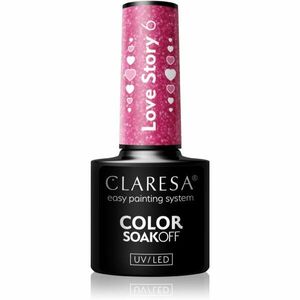 Claresa SoakOff UV/LED Color Love Story géles körömlakk árnyalat 6 5 g kép