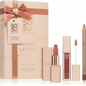 SOSU Cosmetics Kissmas Lip Trio ajándékszett (az ajkakra) kép