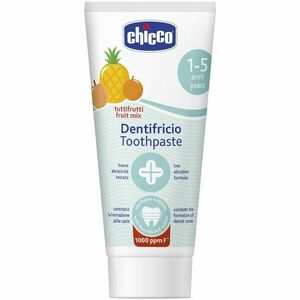 Chicco Toothpaste Fruit Mix fogkrém gyermekeknek fluoriddal 1-5 y 50 ml kép