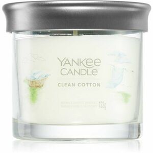 Yankee Candle Clean Cotton illatgyertya Signature 122 g kép