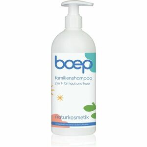 Boep Natural Family Shampoo & Shower Gel tusfürdő gél és sampon 2 in 1 Maxi 500 ml kép