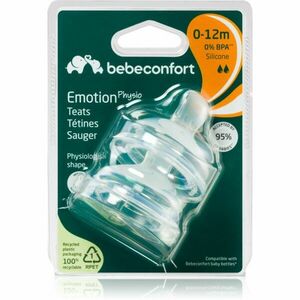Bebeconfort Emotion Physio Medium Flow etetőcumi 0-12 m 2 db kép
