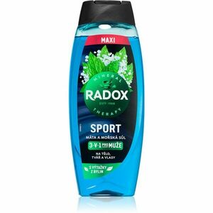 Radox Mineral Therapy fürdőgél férfiaknak maxi Mint & Sea Salt 450 ml kép