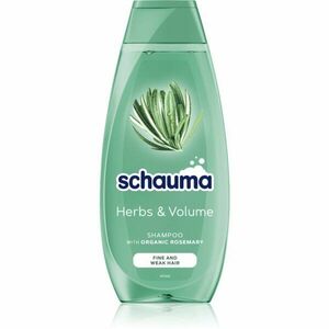 Schwarzkopf Schauma Herbs & Volume Sampon finom, lesimuló hajra 400 ml kép