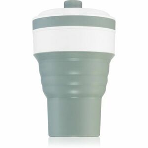 KidPro Collapsible Mug bögre szívószállal Grey 350 ml kép