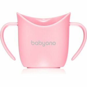 BabyOno Be Active Ergonomic Training Cup gyakorlóbögre fogantyúval Pink 6 m+ 120 ml kép