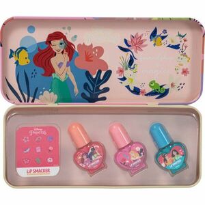 Disney Princess Ariel Dreams Gleam Nail Polish Tin körömlakk szett gyermekeknek 3 db kép
