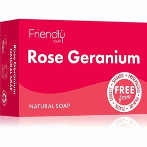 Friendly Soap Natural Soap Rose Geranium természetes szappan 95 g kép