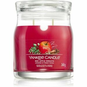 Yankee Candle Red Apple Wreath illatgyertya Signature 368 g kép