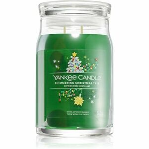 Yankee Candle Shimmering Christmas Tree illatgyertya Signature 567 g kép