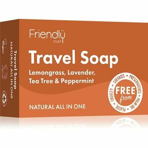 Friendly Soap Travel Soap Hair & Body természetes szappan testre és hajra 95 g kép