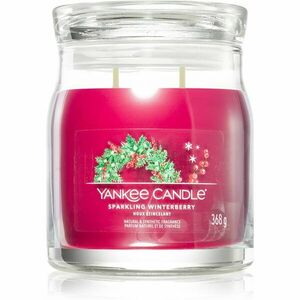 Yankee Candle Sparkling Winterberry illatgyertya Signature 368 g kép