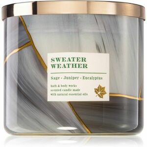 Bath & Body Works Sweater Weather illatgyertya 411 g kép