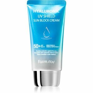 Farmstay Hyaluronic UV Shield Sun Block Cream ápoló arckrém hialuronsavval SPF 50+ 70 g kép