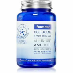 Farmstay Collagen & Hyaluronic Acid All-In-One Ampoule revitalizáló arcszérum 250 ml kép