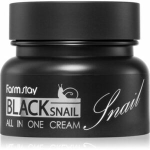 Farmstay Black Snail All-In One tápláló arckrém csiga kivonattal 100 ml kép