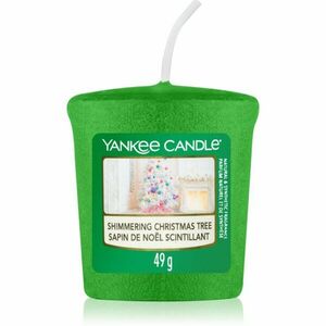 Yankee Candle Shimmering Christmas Tree viaszos gyertya 49 g kép