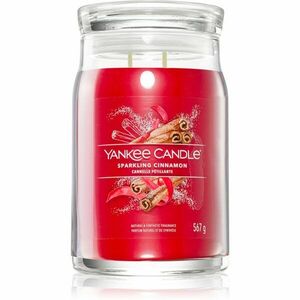 Yankee Candle Sparkling Cinnamon illatgyertya 567 g kép