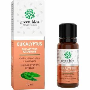 Green Idea Topvet Premium Eukalyptus 100% olaj a normális légzőszervi működés támogatására 10 ml kép