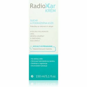 Radioxar RadioXar cream intenzíven hidratáló krém nagyon száraz, érzékeny és atópiás bőrre 150 ml kép