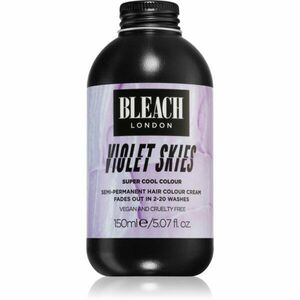 Bleach London Super Cool félig állandó hajfesték árnyalat Violet Skies 150 ml kép