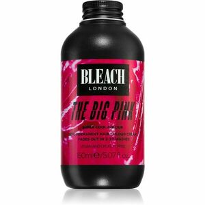Bleach London Super Cool félig állandó hajfesték árnyalat The Big Pink 150 ml kép