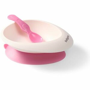 BabyOno Be Active Bowl with a Spoon etetőszett Pink 6 m+ 1 db kép