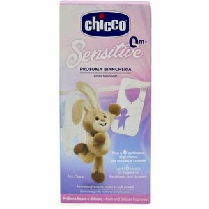 Chicco Sensitive Linen Freshener gardróbillatosító zacskók 3 db kép