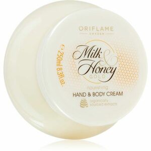 Oriflame Milk & Honey Gold tápláló krém kézre és testre 250 ml kép