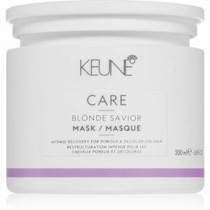 Keune Care Blonde Savior Mask hidratáló maszk szőkített hajra 200 ml kép