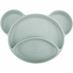 Canpol babies Bear osztott tányér tapadókoronggal Green 1 db kép