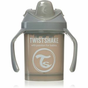 Twistshake Training Cup Grey gyakorlóbögre 4 m+ 230 ml kép