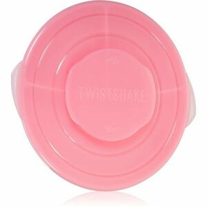 Twistshake Divided Plate osztott tányér kupakkal Pink 6 m+ 1 db kép
