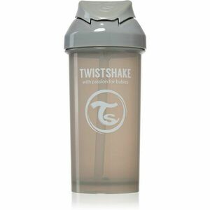 Twistshake Straw Cup Grey kulacs szívószállal 6 m+ 360 ml kép