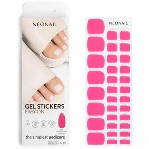 NEONAIL Easy On Gel Stickers körömmatrica lábakra árnyalat P02 32 db kép