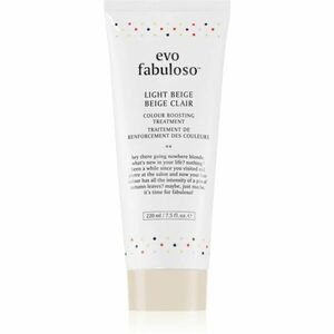 EVO Fabuloso Colour Boosting Treatment haj maszk a hajszín élénkítéséért árnyalat Light Beige 220 ml kép