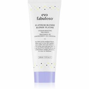 EVO Fabuloso Colour Boosting Treatment haj maszk a hajszín élénkítéséért árnyalat Platinum Blonde 220 ml kép