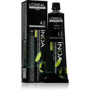 L’Oréal Professionnel Inoa tartós hajfesték ammónia nélkül árnyalat 4.0 60 ml kép