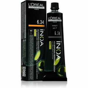 L’Oréal Professionnel Inoa tartós hajfesték ammónia nélkül árnyalat 6.34 60 ml kép