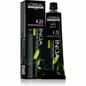 L’Oréal Professionnel Inoa tartós hajfesték ammónia nélkül árnyalat 4.20 60 ml kép