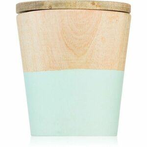 Wax Design Wood Candle Green Tea illatgyertya 9 cm kép