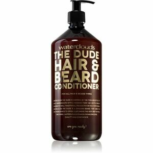 Waterclouds The Dude Hair & Beard Conditioner haj és szakáll kondicionáló 1000 ml kép