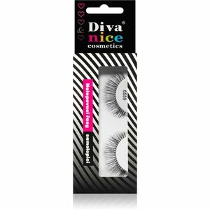 Diva & Nice Cosmetics Accessories ragasztható műszempilla természetes hajból No. 6559 1 db kép