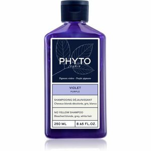 Phyto Purple No Yellow Shampoo tonizáló sampon a szőke és melírozott hajra 250 ml kép
